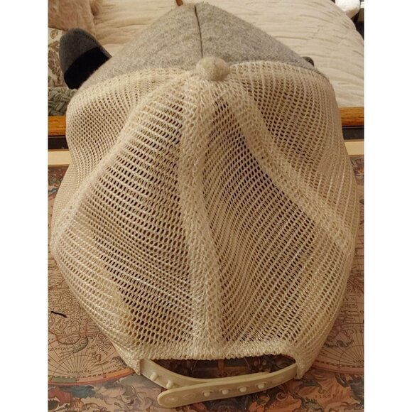 Alcatraz Federal Penitentiary Swim Team Trucker Hat Gray & Beige Mesh Adjustable - Picture 4 of 6